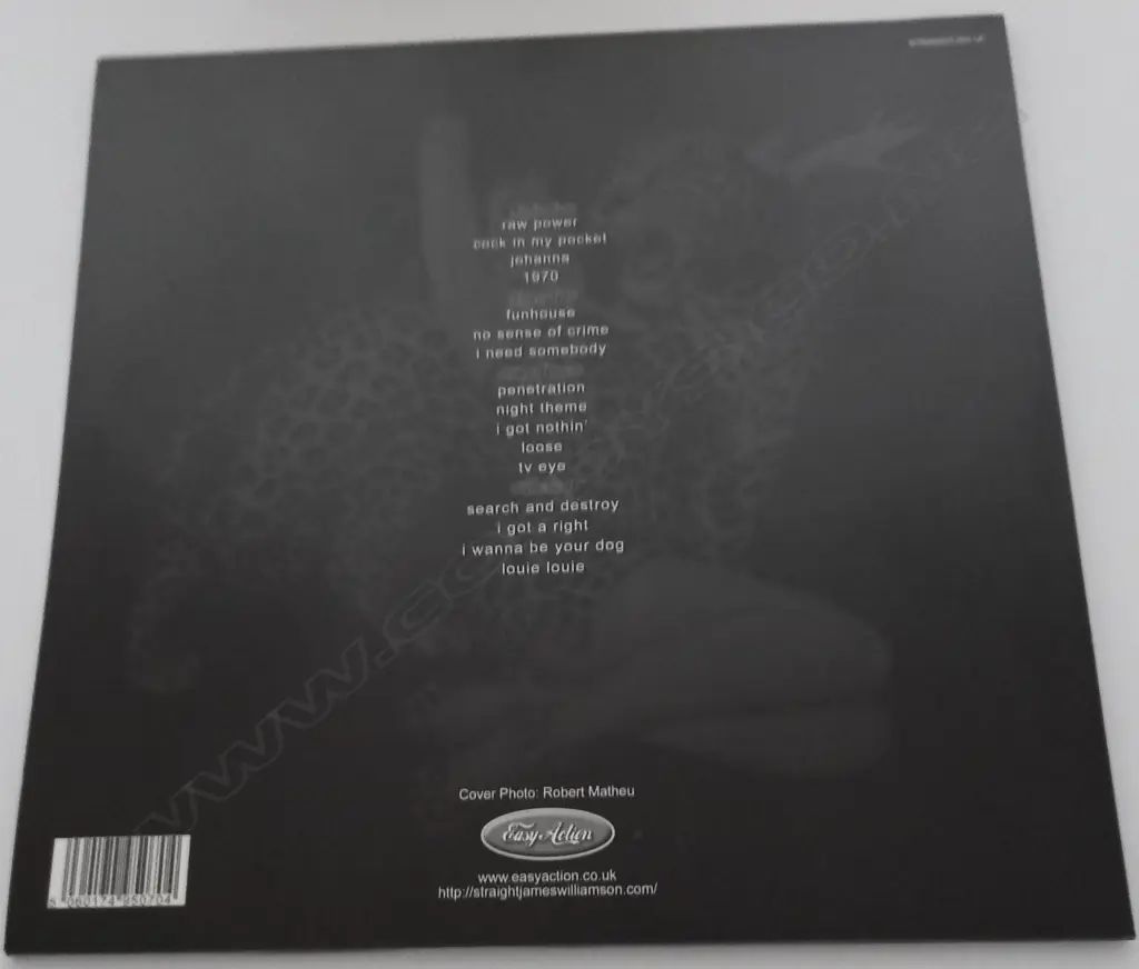 James Williamson With The Careless Hearts, James Williamson With The Careless Hearts, (Double Album), (Red Vinyl) Image 1++